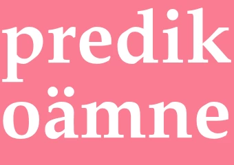 Synonym predikoämne