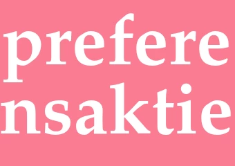 Synonym preferensaktie