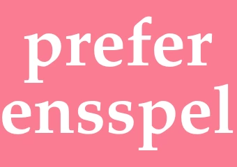 Synonym preferensspel