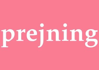 Synonym prejning