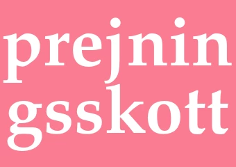 Synonym prejningsskott