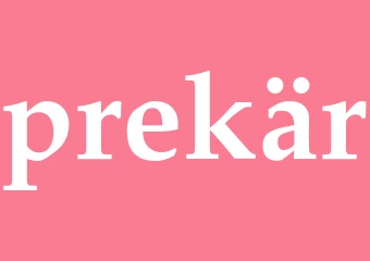 Synonym prekär