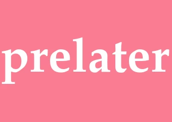 Synonym prelater