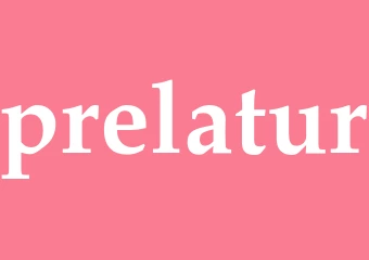 Synonym prelatur