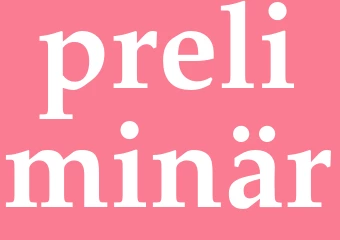 Synonym preliminär