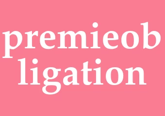 Synonym premieobligation