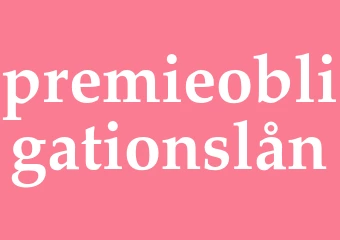 Synonym premieobligationslån