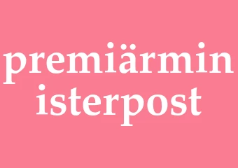 Synonym premiärministerpost