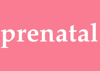 Synonym prenatal