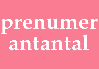 Synonym prenumerantantal