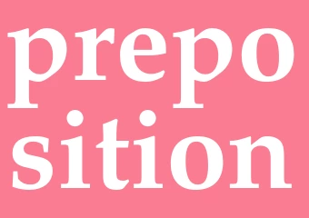 Synonym preposition