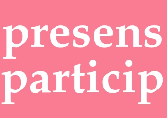 Synonym presensparticip