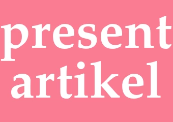 Synonym presentartikel