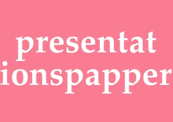 Synonym presentationspapper