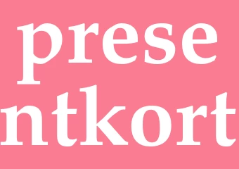 Synonym presentkort