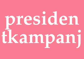 Synonym presidentkampanj