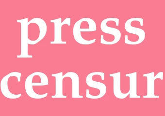 Synonym presscensur