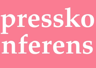 Synonym presskonferens