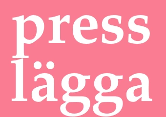 Synonym presslägga