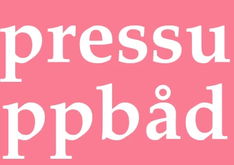 Synonym pressuppbåd