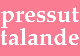 Synonym pressuttalande