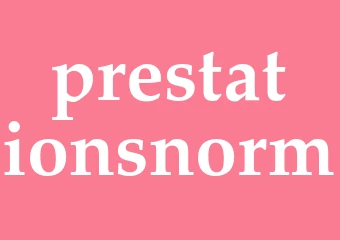 Synonym prestationsnorm