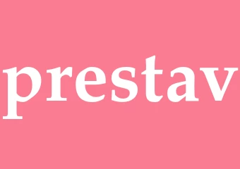 Synonym prestav