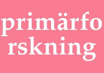 Synonym primärforskning