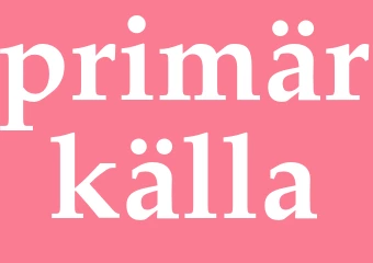 Synonym primärkälla