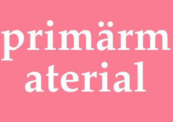 Synonym primärmaterial