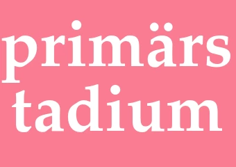 Synonym primärstadium