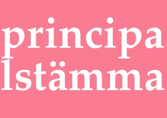Synonym principalstämma