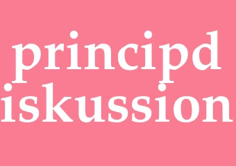 Synonym principdiskussion