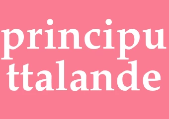 Synonym principuttalande