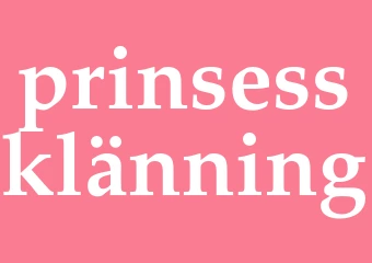 Synonym prinsessklänning