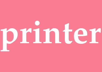 Synonym printer