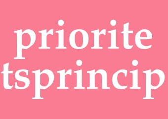 Synonym prioritetsprincip