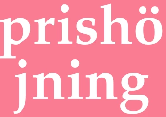 Synonym prishöjning