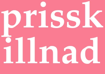 Synonym prisskillnad