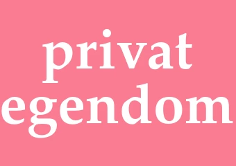 Synonym privategendom