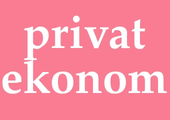 Synonym privatekonom