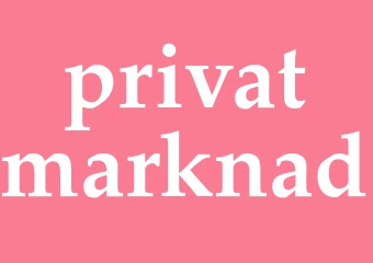Synonym privatmarknad