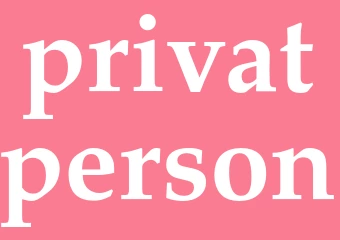 Synonym privatperson