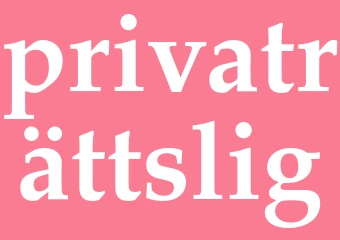 Synonym privaträttslig