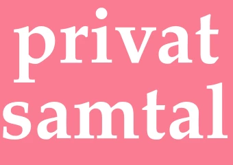 Synonym privatsamtal