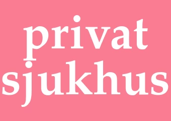 Synonym privatsjukhus