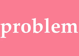 Synonym problem