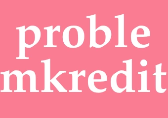 Synonym problemkredit