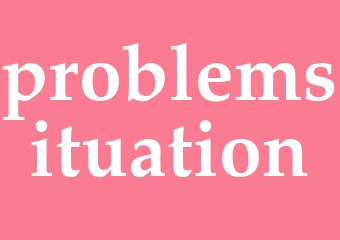 Synonym problemsituation