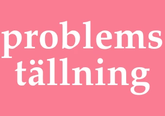 Synonym problemställning